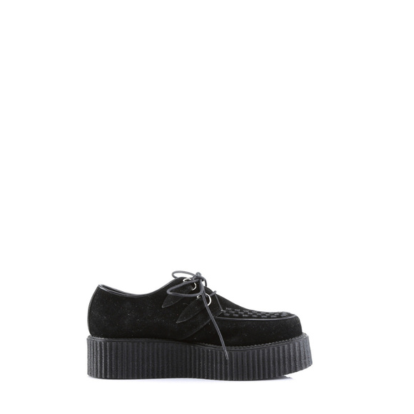 Mens Suede Gothic Platform Creeper Shoes main image 5